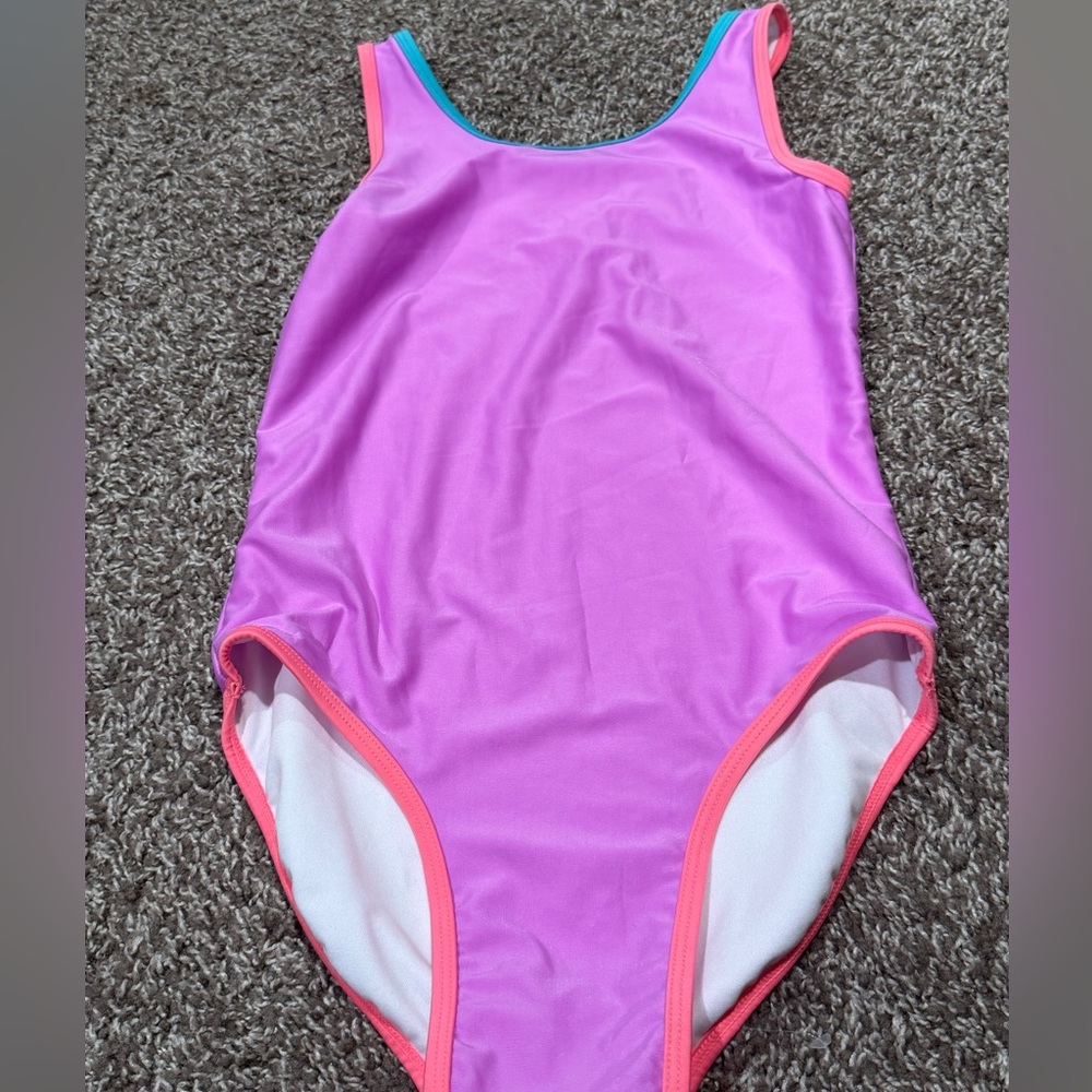🍦NWOT Cat & Jack purple Pink and Blue Swimsuit